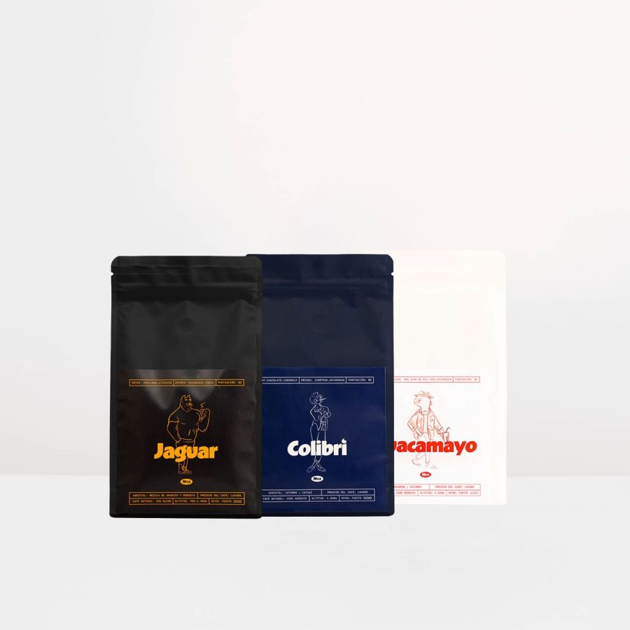 pack de café de especialidad para espresso